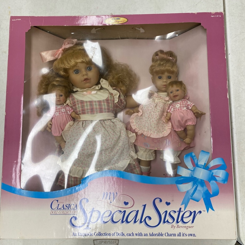 The Clasica Doll Collection “My Special Sister” By Berenguer, NIB